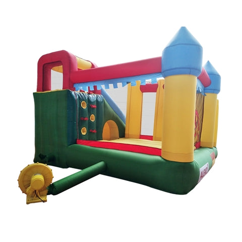 Commercial Grade Inflatable Fun Slide Bounce House with Ball Pit by Aleko free blower