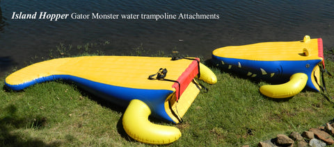 Island Hopper 13′ Gator Monster Water Bouncer Water Park