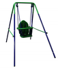 Image of Portable Folding Toddler Baby Swing Chair - Blue/Green