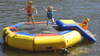 Image of 10' Bounce N Splash Padded Water Bouncer With Slide Attachment