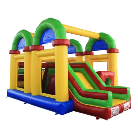 Aleko Commercial Grade Open Roof Inflatable Bounce House with Slide