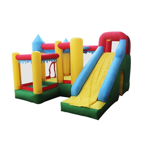 Aleko Commercial Grade Inflatable Fun Slide Bounce House with Ball Pit