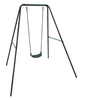 Image of Outdoor Sturdy Child Swing Seat - Blue/Green