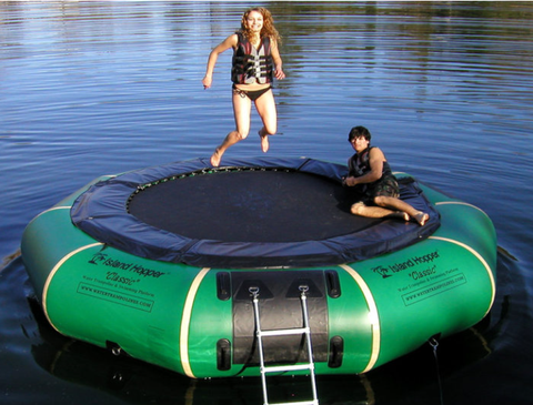 15' "Classic" Water Trampoline Natural Green