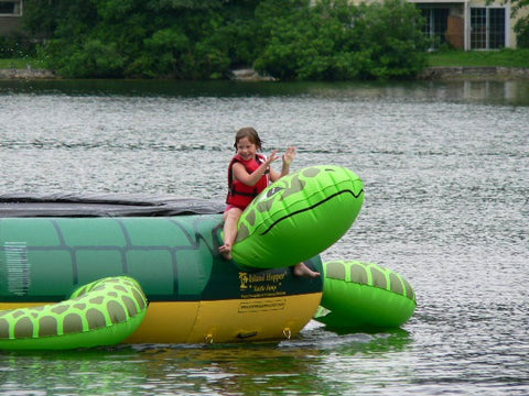 Island Hopper 15′ Turtle Jump Water Trampoline